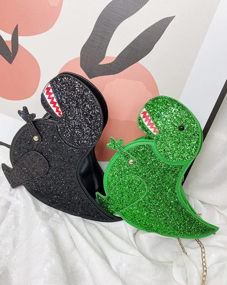 Glitter T-Rex Handbag