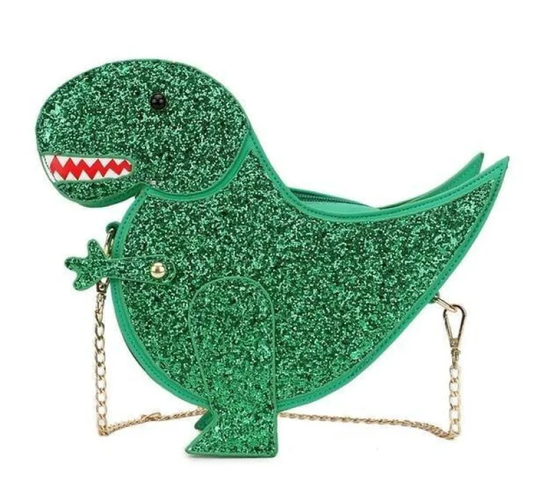 Glitter T-Rex Handbag