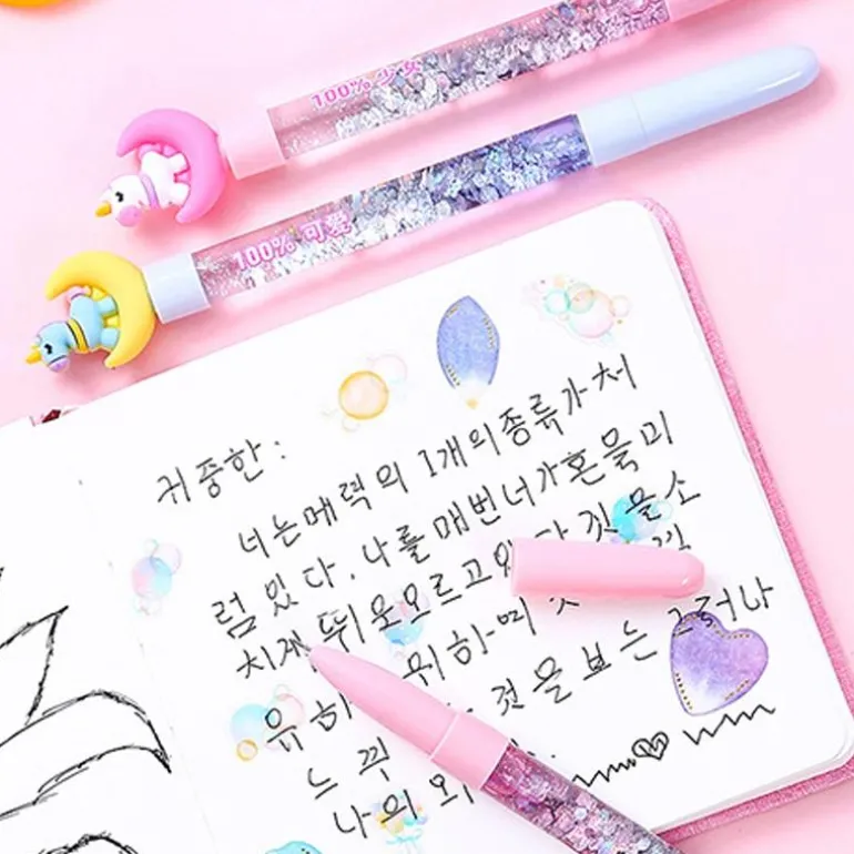 Glitter Unicorn Gel Pens