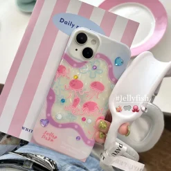 Glittering Jellyfish iPhone Case