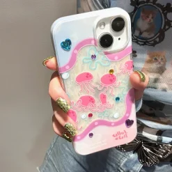 Glittering Jellyfish iPhone Case