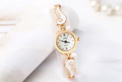 Gold Angel Wing Watch