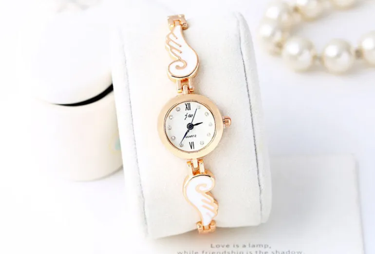 Gold Angel Wing Watch