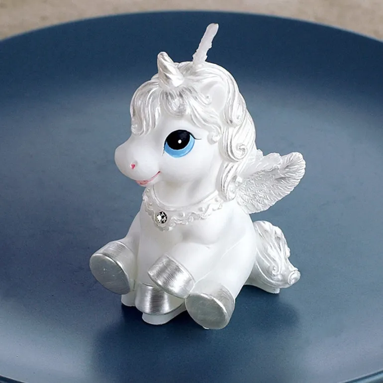 Golden Unicorn Candle