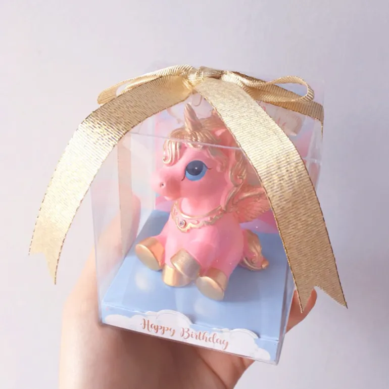 Golden Unicorn Candle