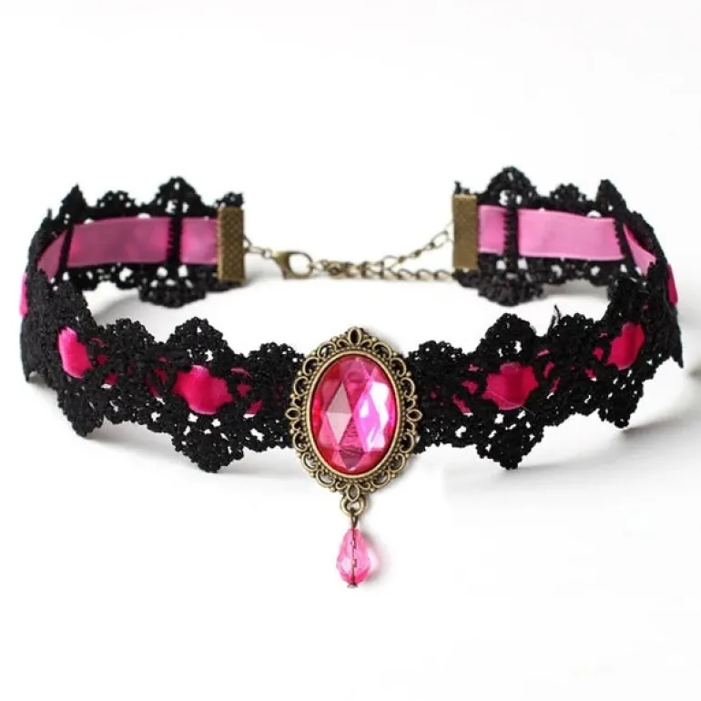 Gothic Lace Choker