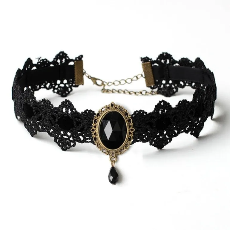 Gothic Lace Choker