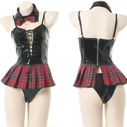 Gothic Tartan Student Cosplay