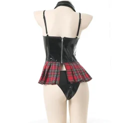 Gothic Tartan Student Cosplay