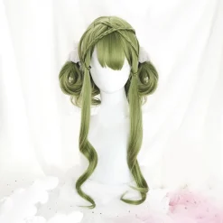 Green Long Wavy Cosplay Wig