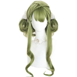 Green Long Wavy Cosplay Wig