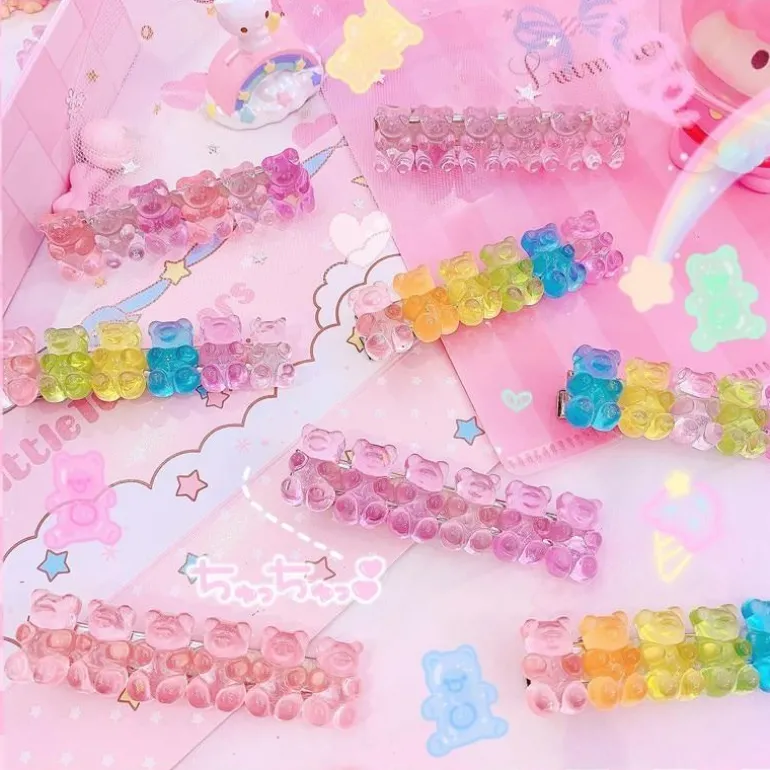 Gummy Bear Hair Clippies