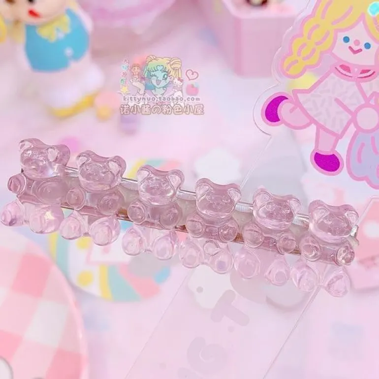 Gummy Bear Hair Clippies