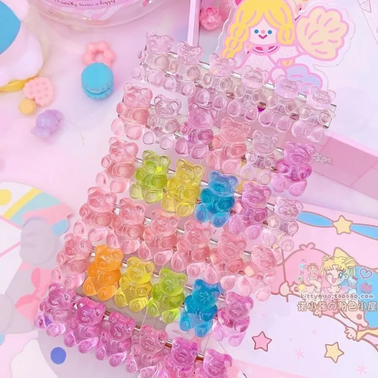 Gummy Bear Hair Clippies
