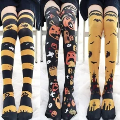 Halloween Thigh High Stockings