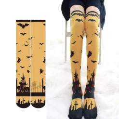 Halloween Thigh High Stockings