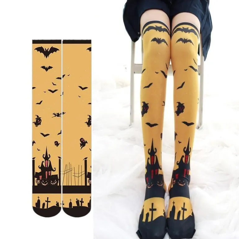Halloween Thigh High Stockings