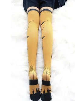 Halloween Thigh High Stockings