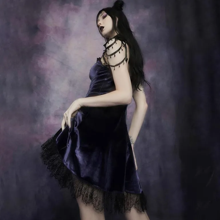 Halloween Velvet Dress