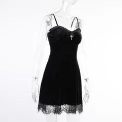 Halloween Velvet Dress