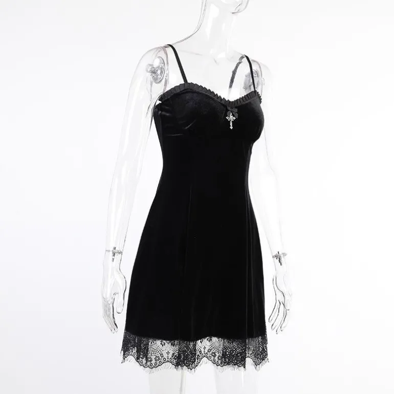 Halloween Velvet Dress