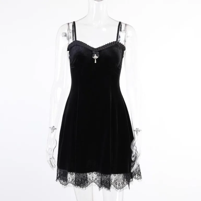 Halloween Velvet Dress