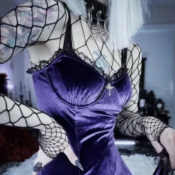Halloween Velvet Dress