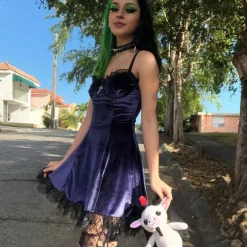 Halloween Velvet Dress