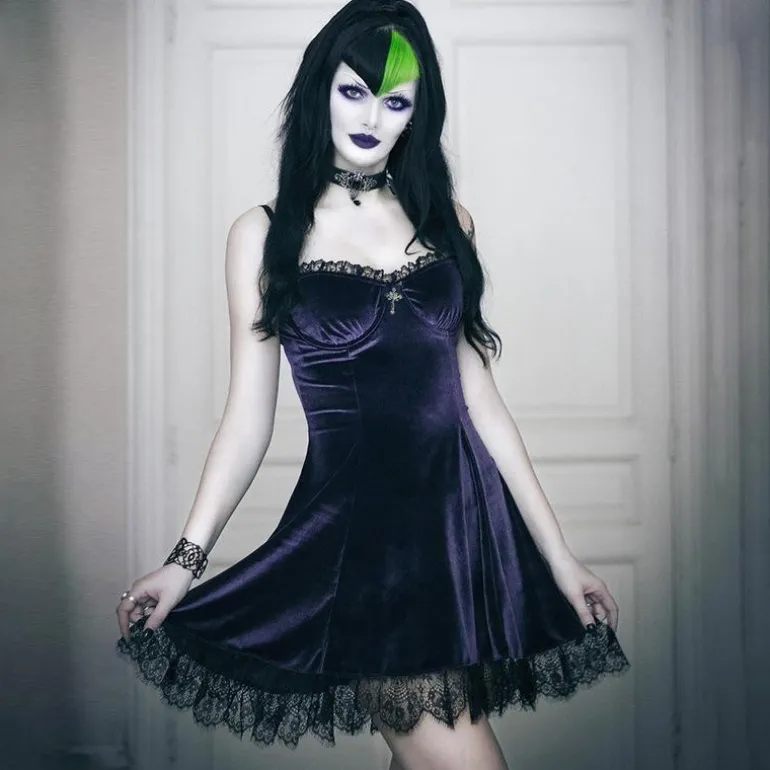 Halloween Velvet Dress
