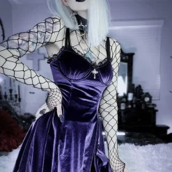 Halloween Velvet Dress