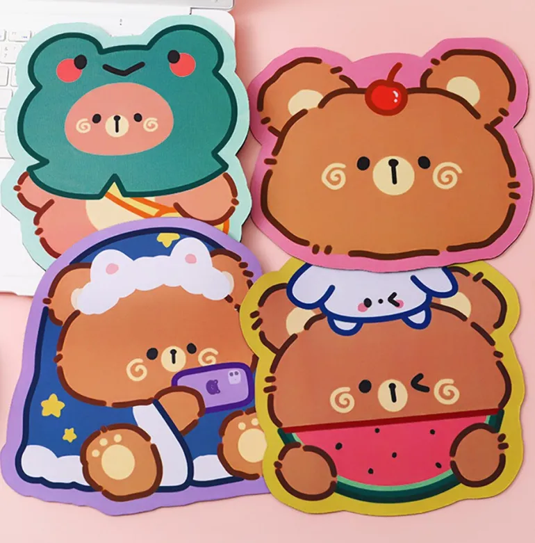 Happy Bear Small Mouse Pads