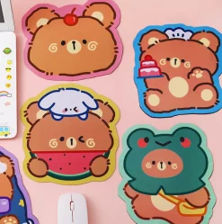 Happy Bear Small Mouse Pads