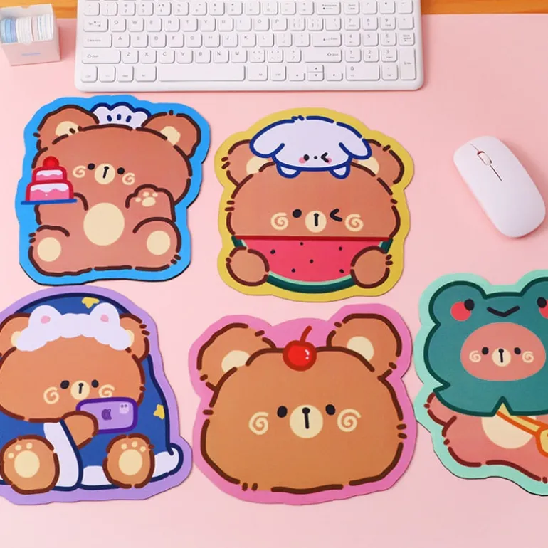 Happy Bear Small Mouse Pads