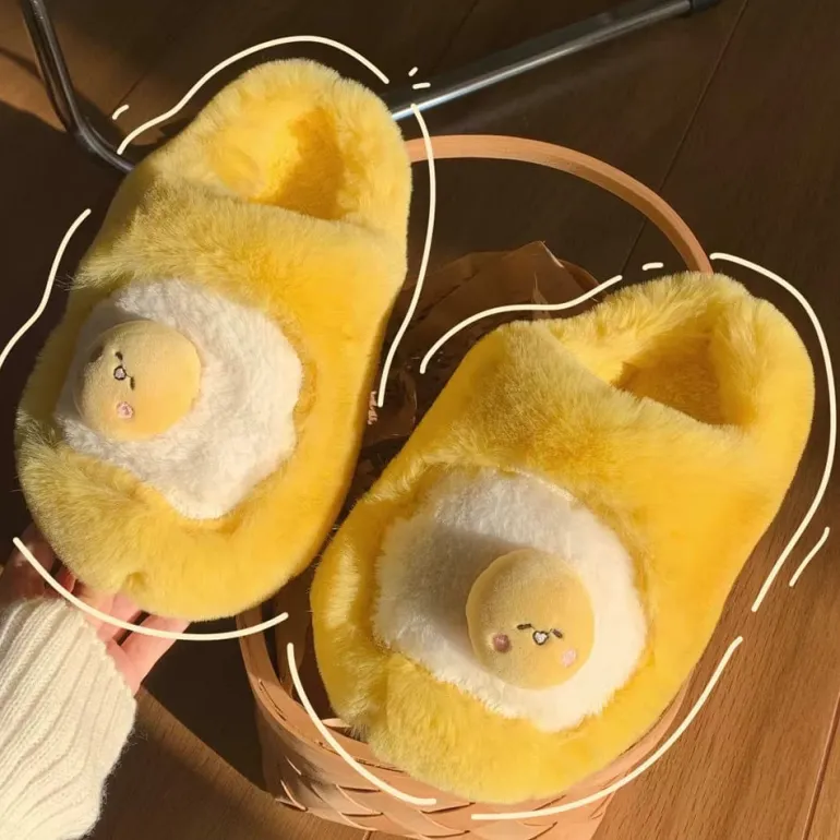 Happy Egg Slippers