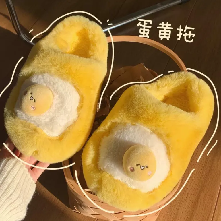 Happy Egg Slippers