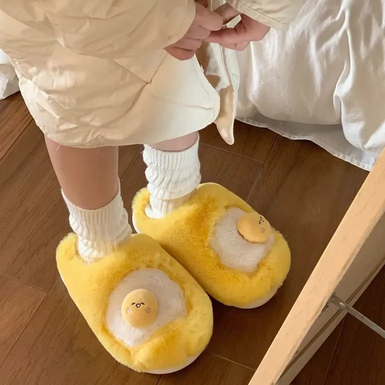 Happy Egg Slippers
