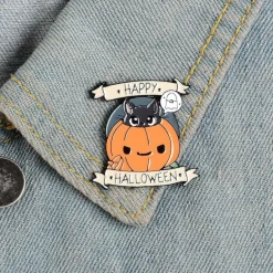 Happy Halloween Enamel Pin