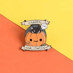 Happy Halloween Enamel Pin