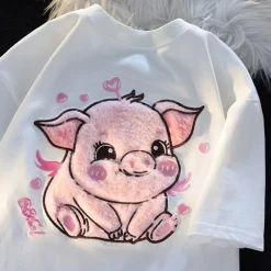 Happy Pig Fluffy Tee