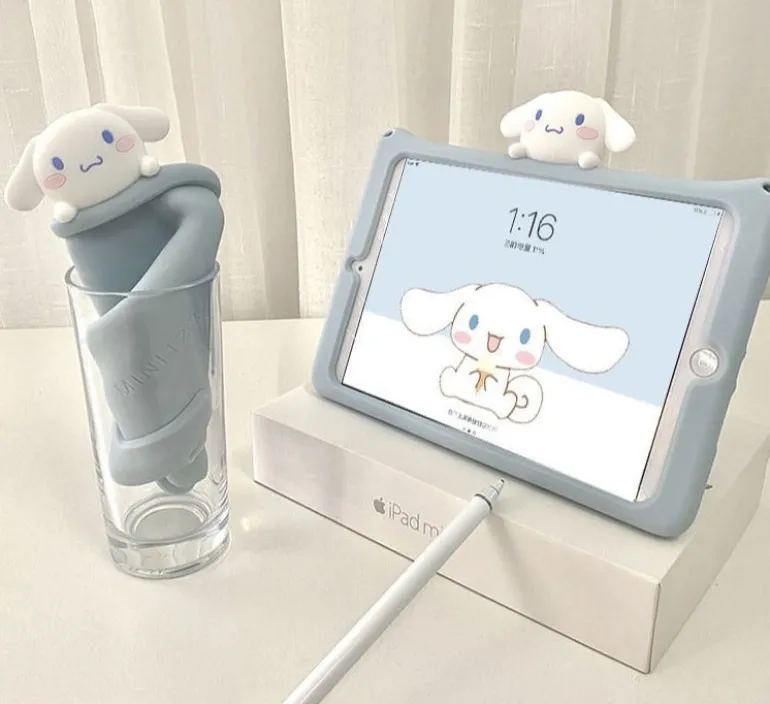 Happy Puppy iPad Case With Lanyard