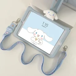 Happy Puppy iPad Case With Lanyard