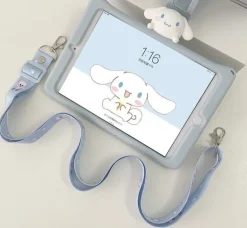 Happy Puppy iPad Case With Lanyard