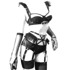 Harness & Garter Lingerie Set