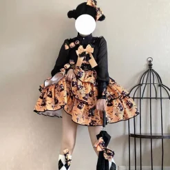 Haunted Halloween Patterned Dress