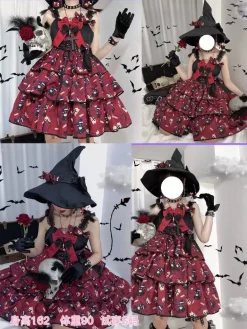 Haunted Halloween Patterned Dress
