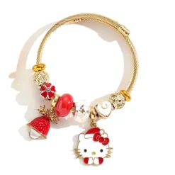 Holiday Bangle Beaded Bracelets