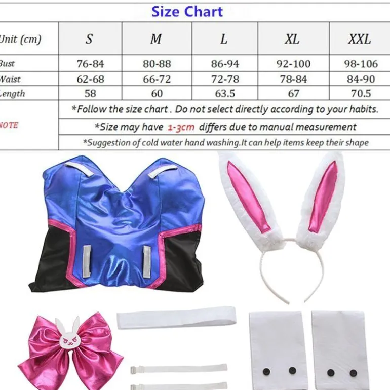 Holographic D.VA Cosplay Set