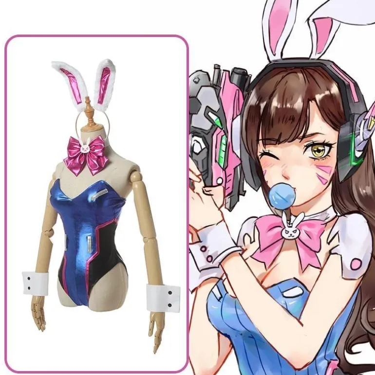 Holographic D.VA Cosplay Set