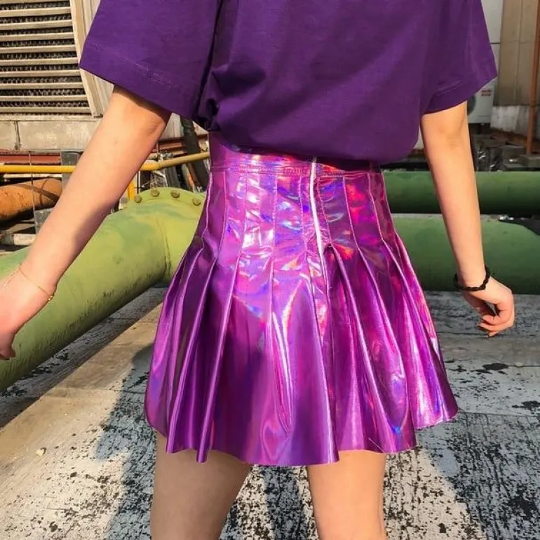 Holographic Princess Skirt