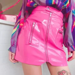 Hot Vinyl Miniskirt